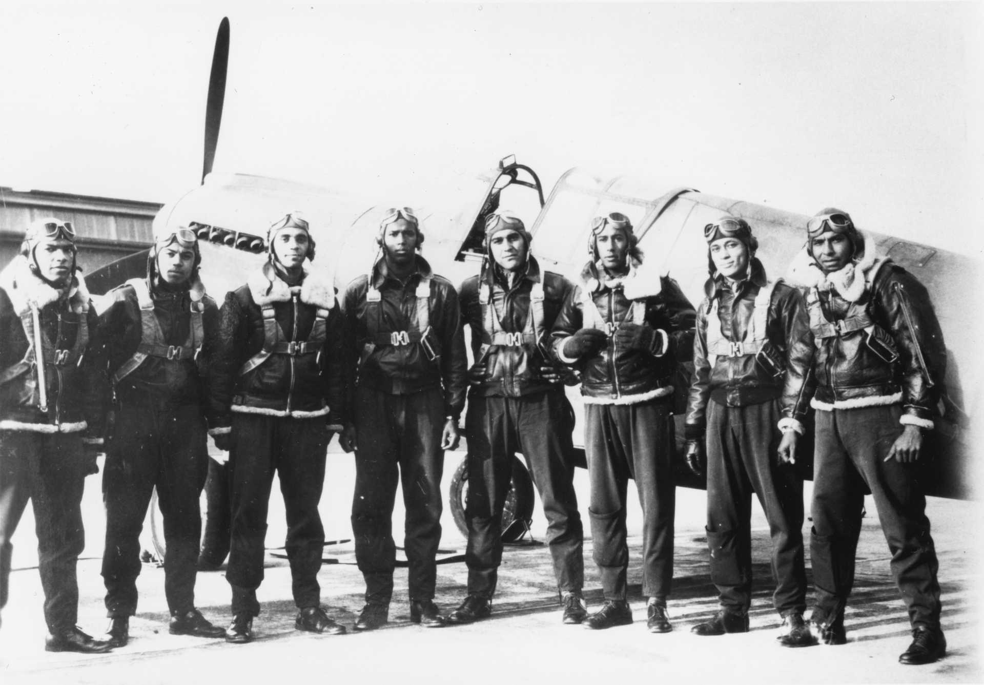 A group of Tuskegee Airmen, 1948