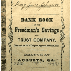 Theme 3: Freedman’s Savings Bank