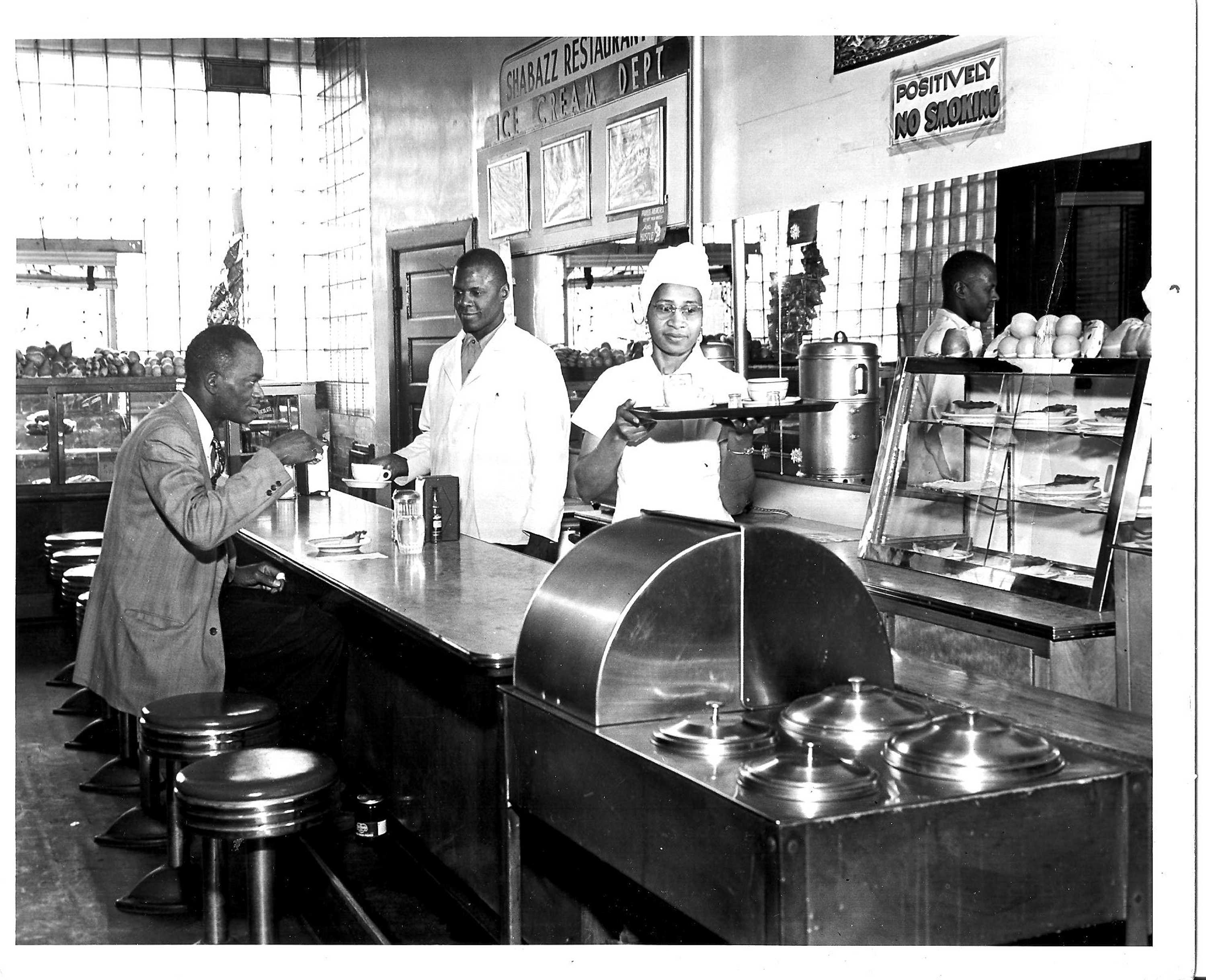 Photograph of Shabazz Restaurant in Chicago