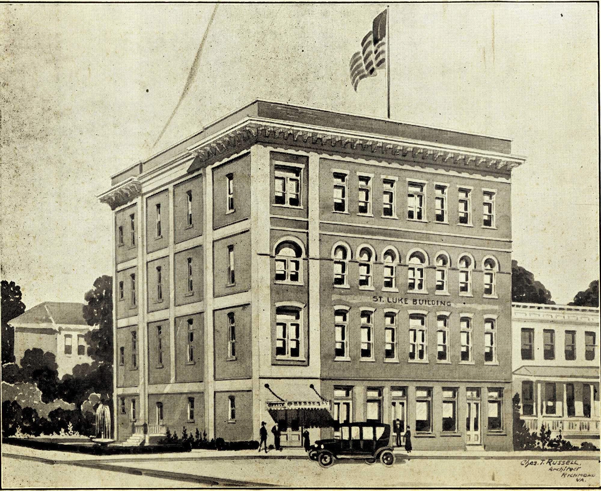 Architect’s rendering of IOSL headquarters building, Richmond, Virginia