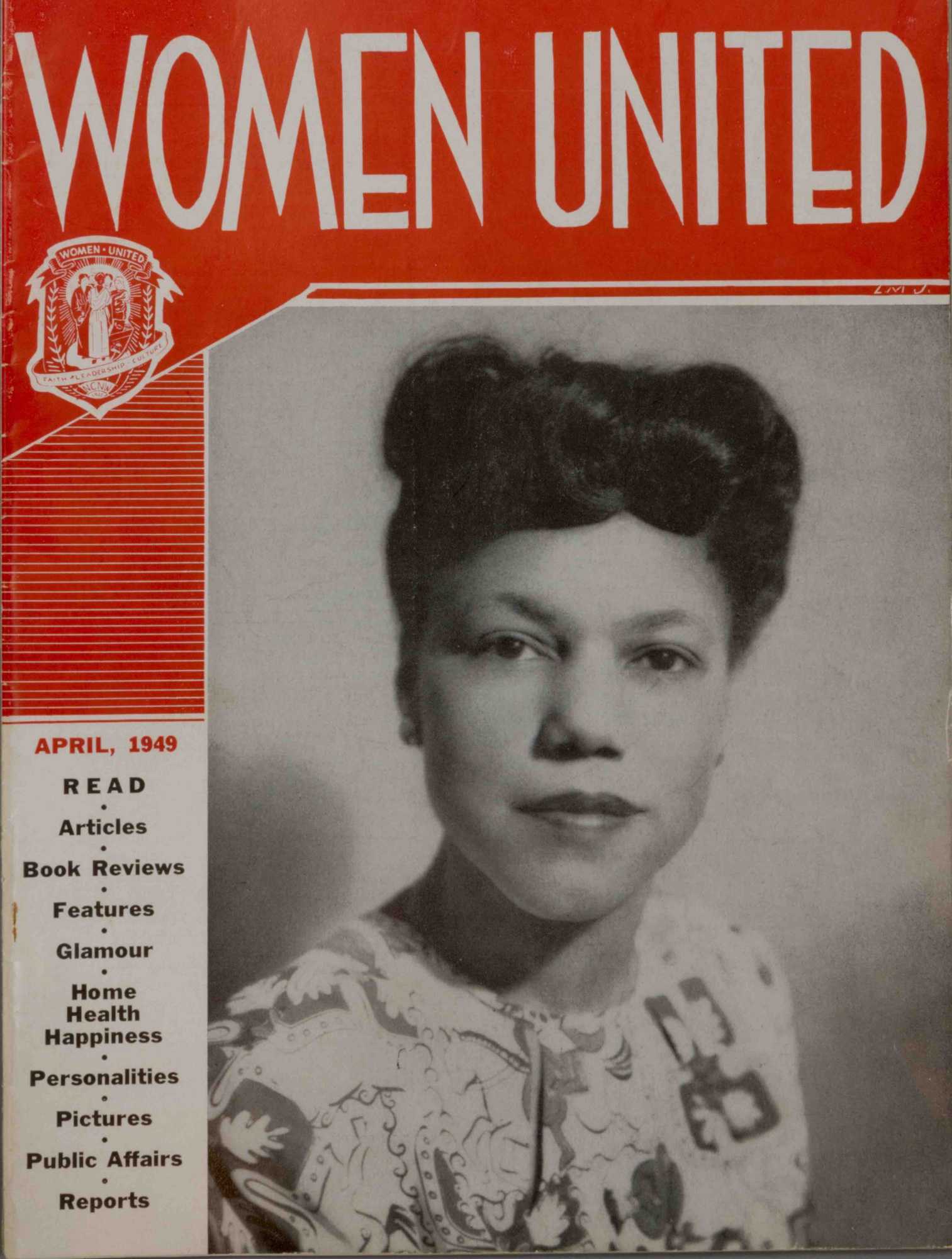Cover image of Women United, Vol. 9, No. 1, April 1949
