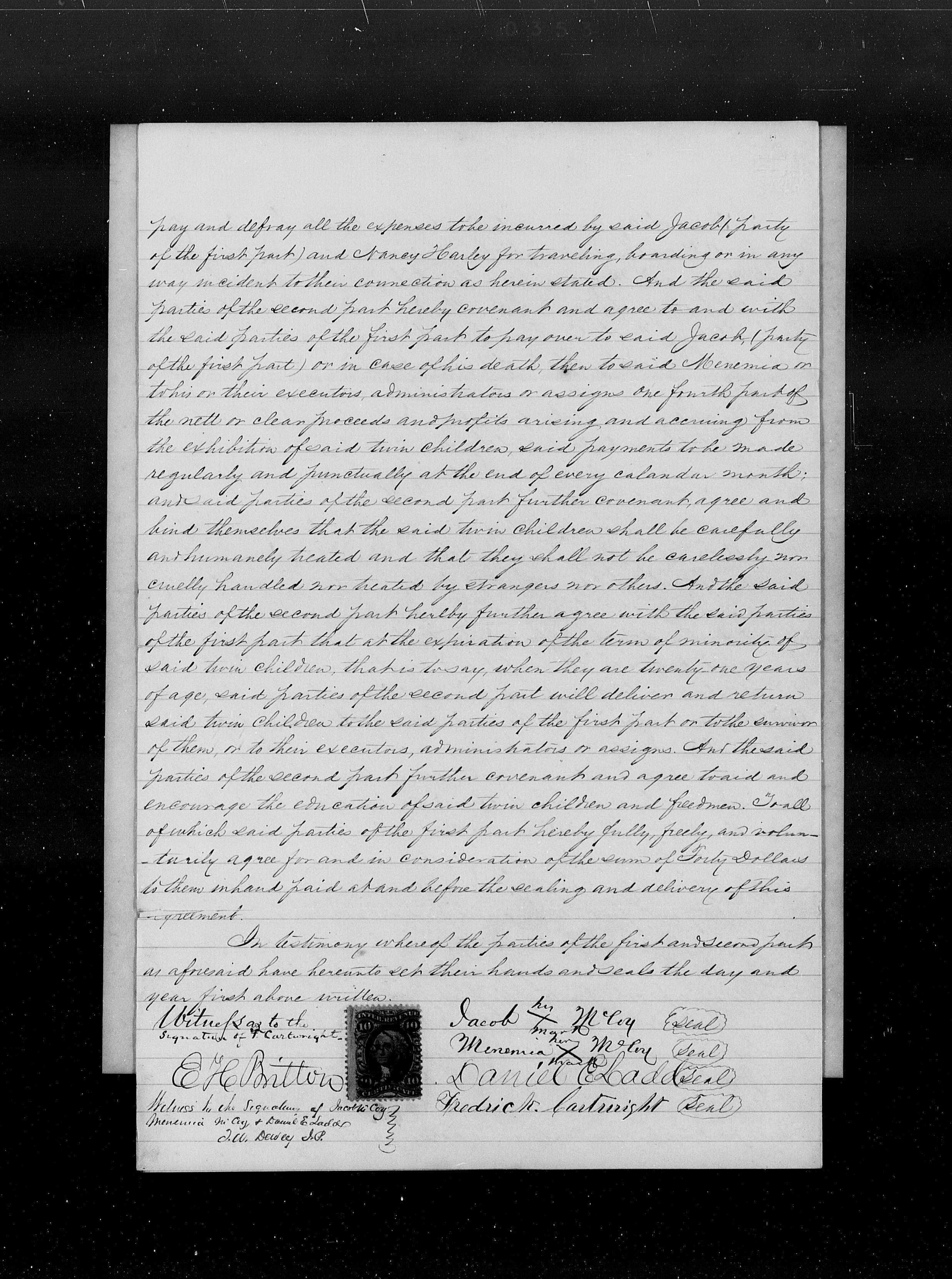 Image of contract