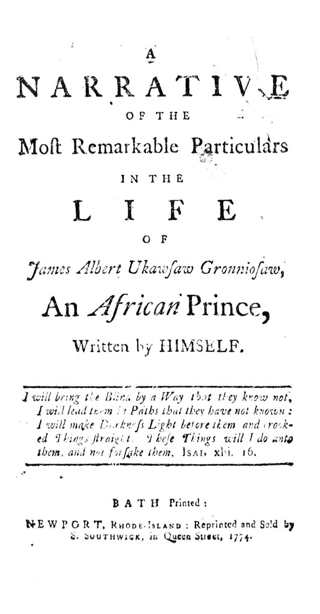 Image of cover page of autobiography
