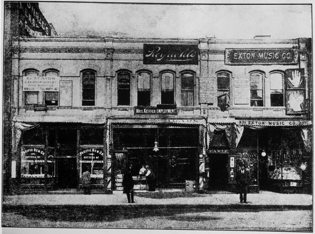 Photograph of Charles Owens Block