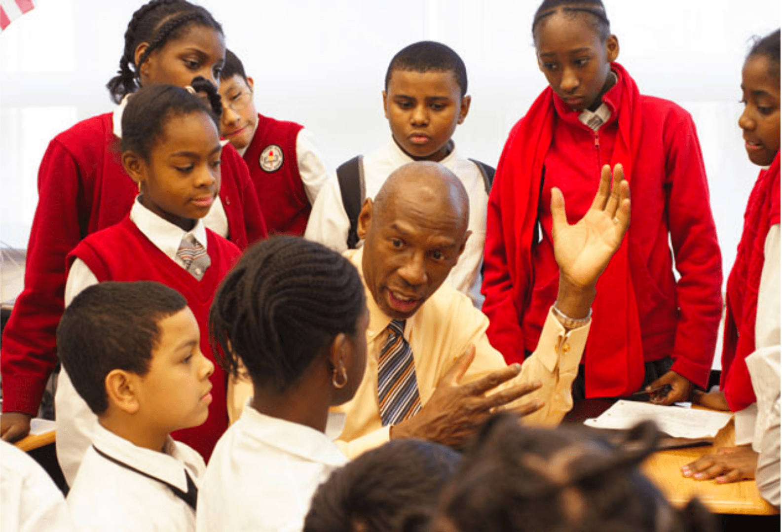 Geoffrey Canada teaching students