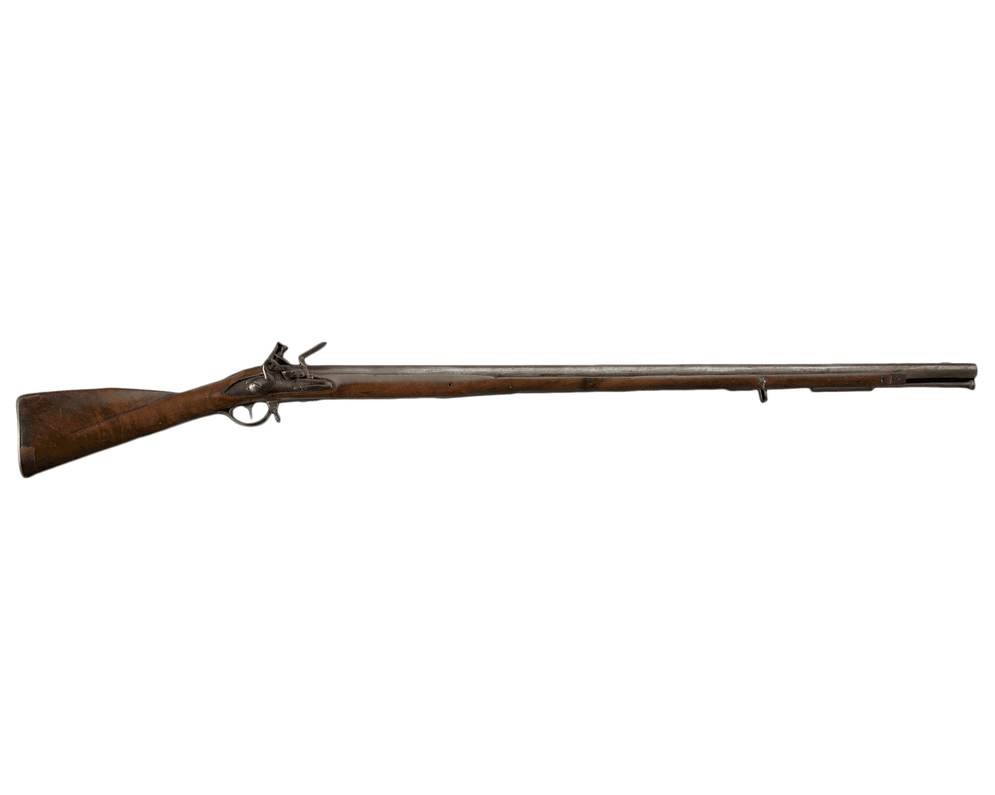 Photograph of musket and bayonet