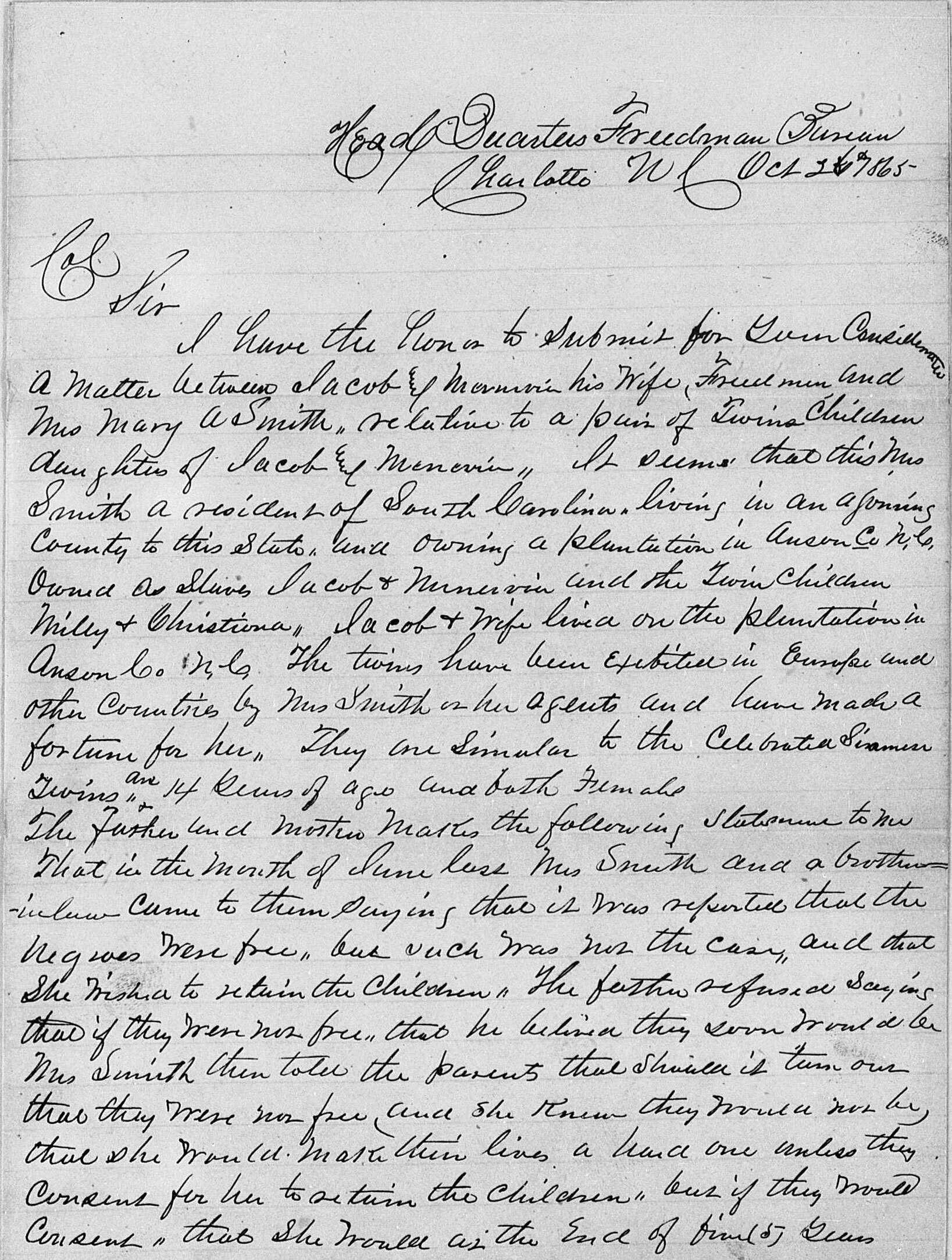 Image of handwritten letter