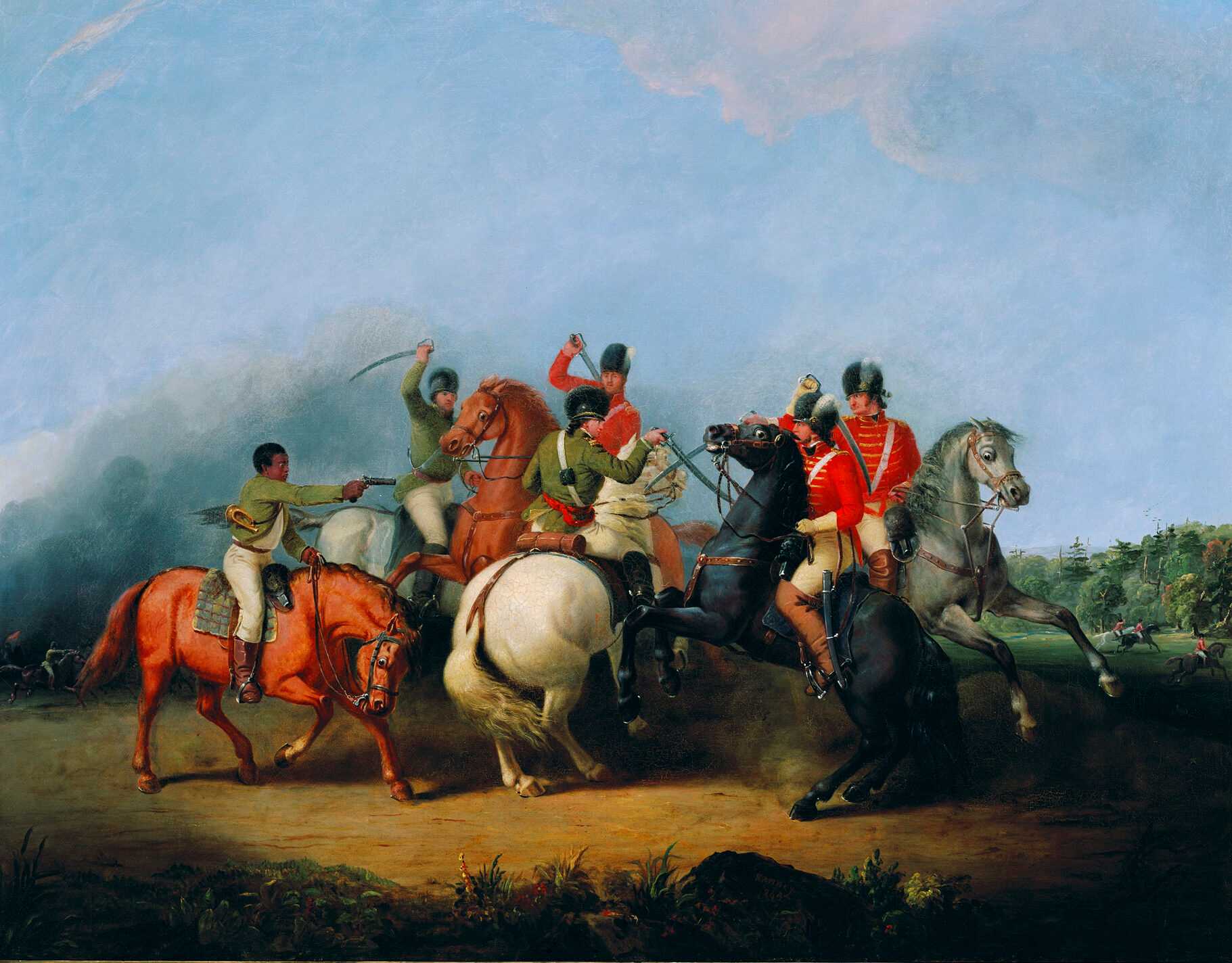 The Battle of Cowpens, painted by William Ranney in 1845