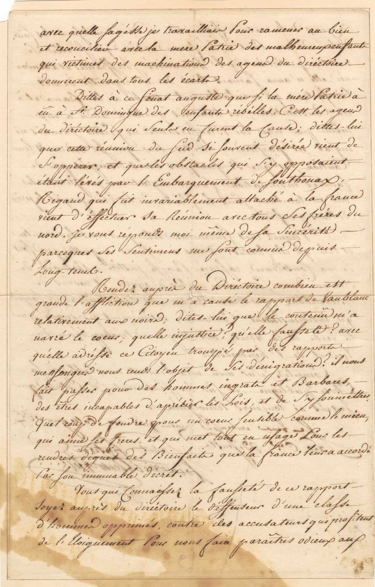 Letter from Louverture image