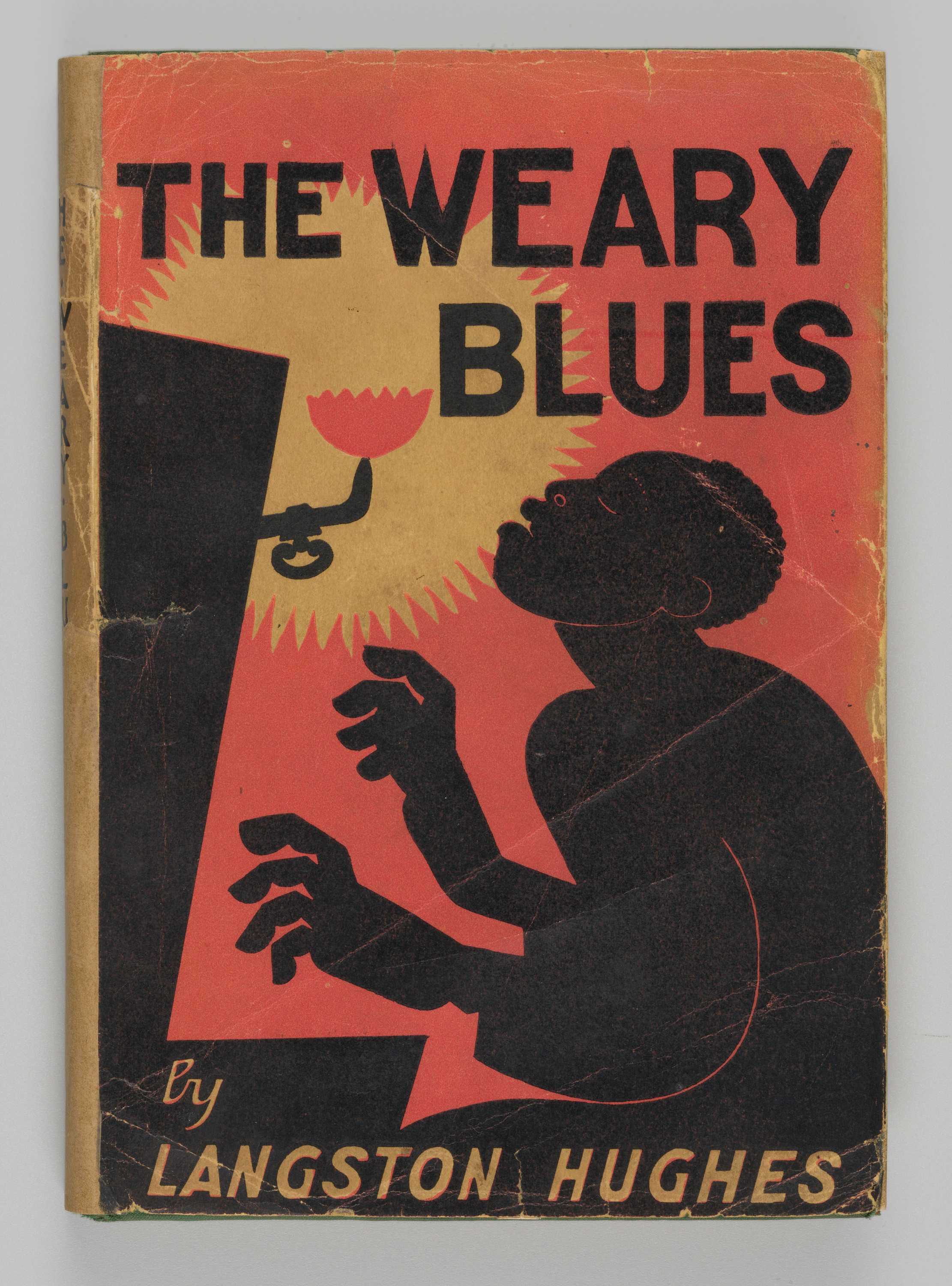 Image of the book cover of The Weary Blues by Langston Hughes.