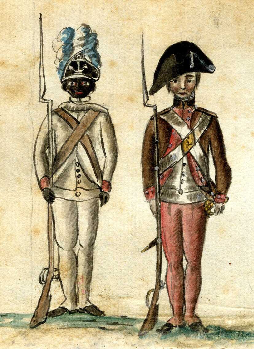 Painting of Rhode Island Regiment
