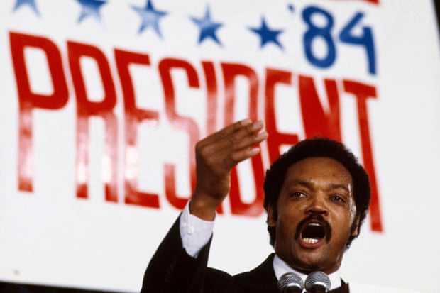 Jesse Jackson during his 1984 U.S. presidential campaign.