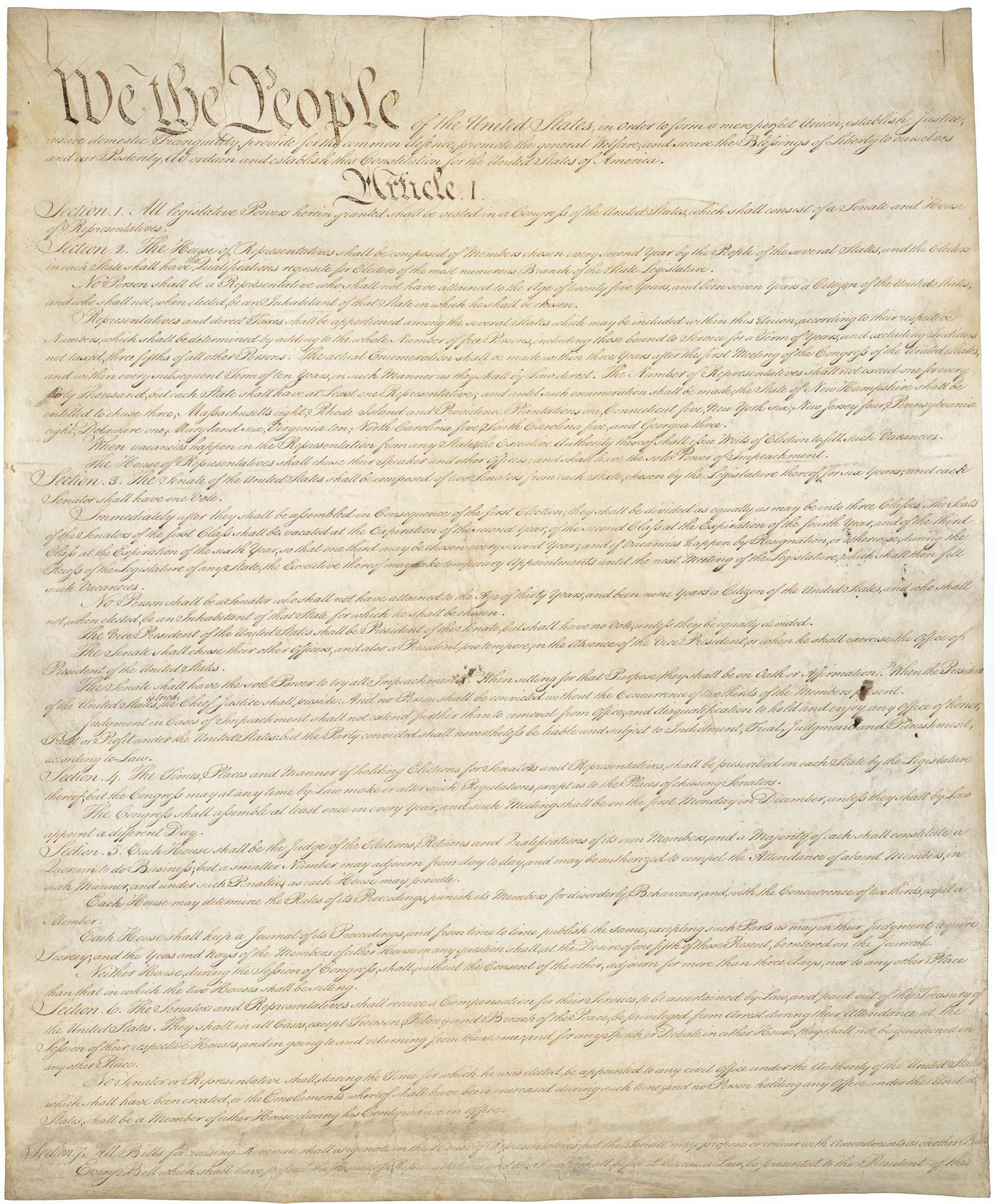 Image of US Constitution