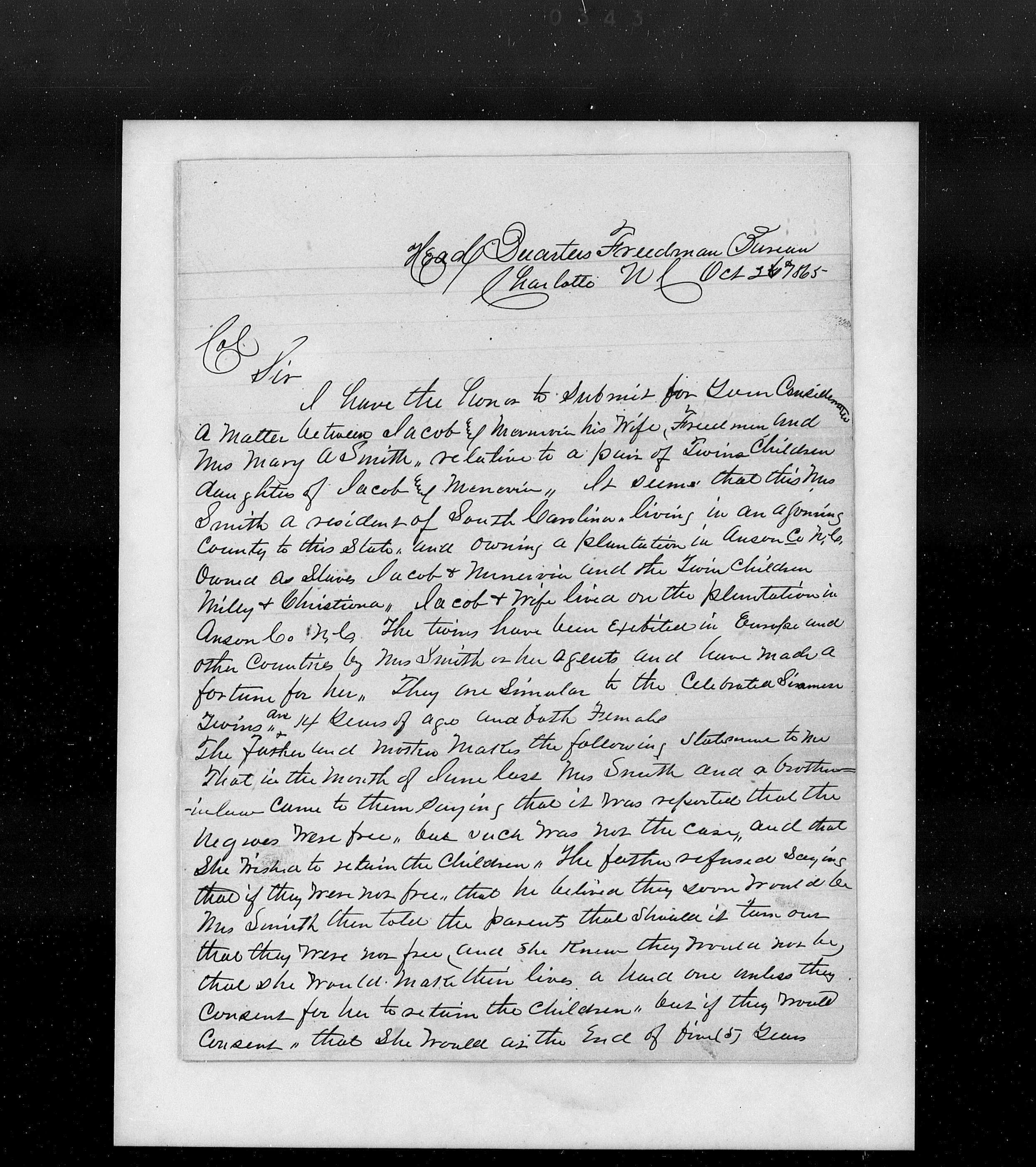 Image of handwritten letter