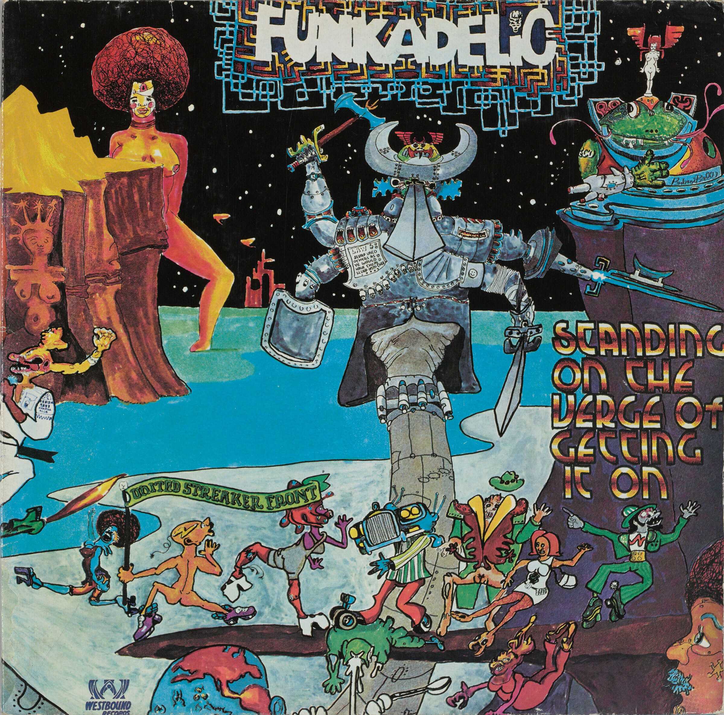 LP Cover for Standing on the Verge of Getting It On by Parliament-Funkadelic