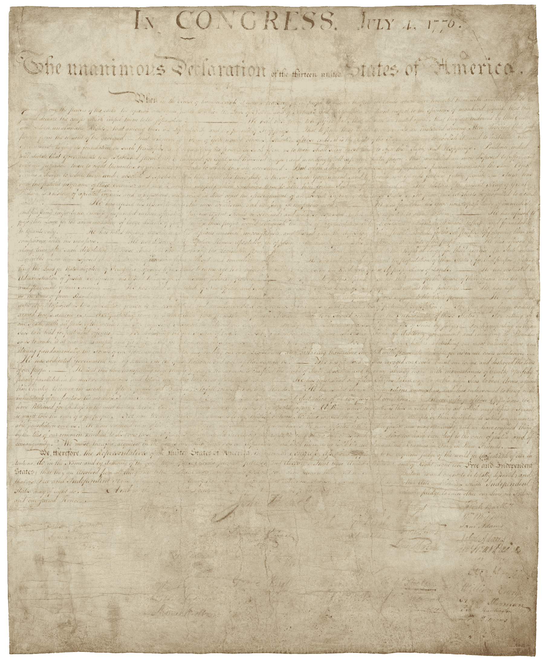 Image of Declaration of Independence, 1776
