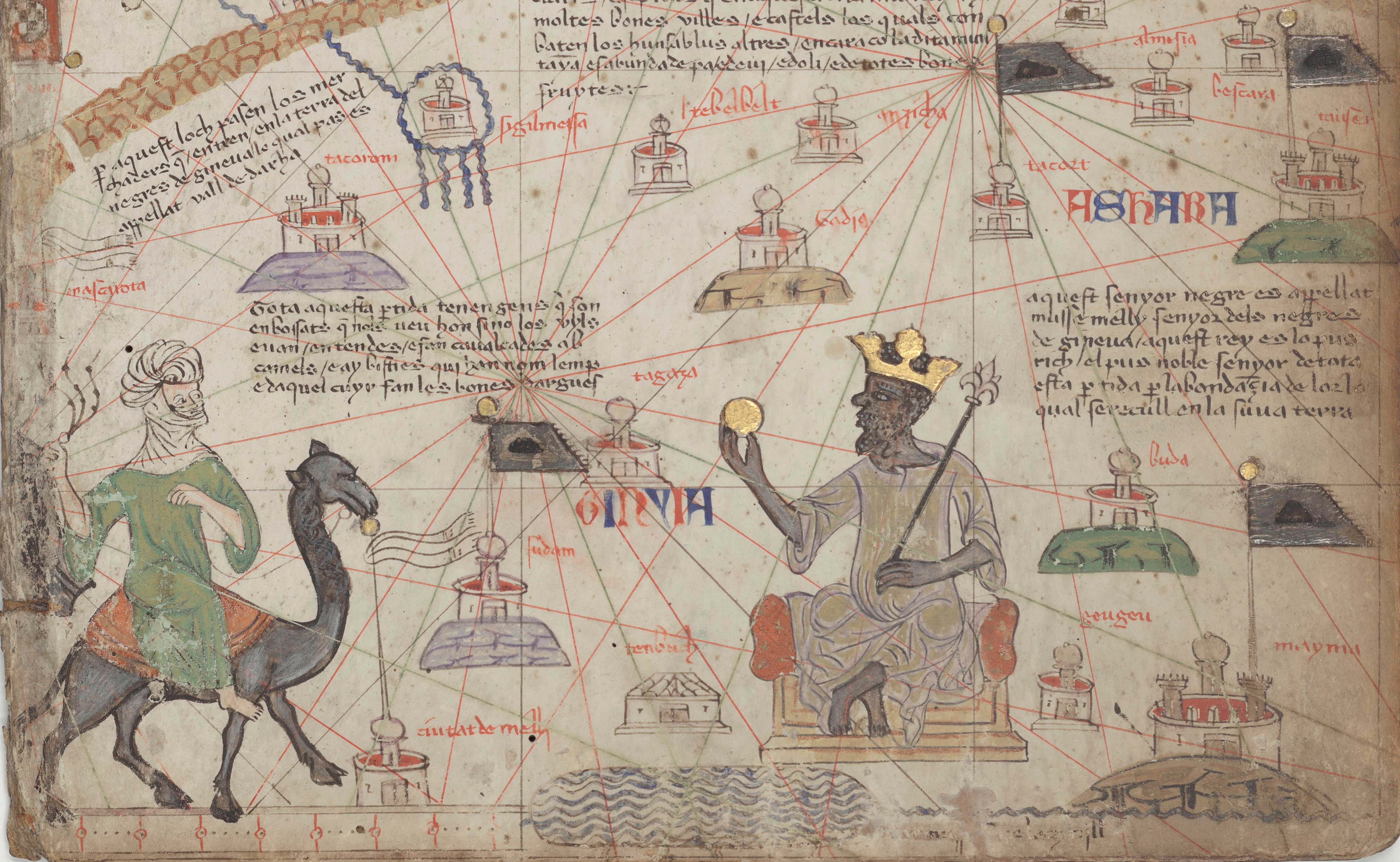 Mansa Musa in Catalan Atlas