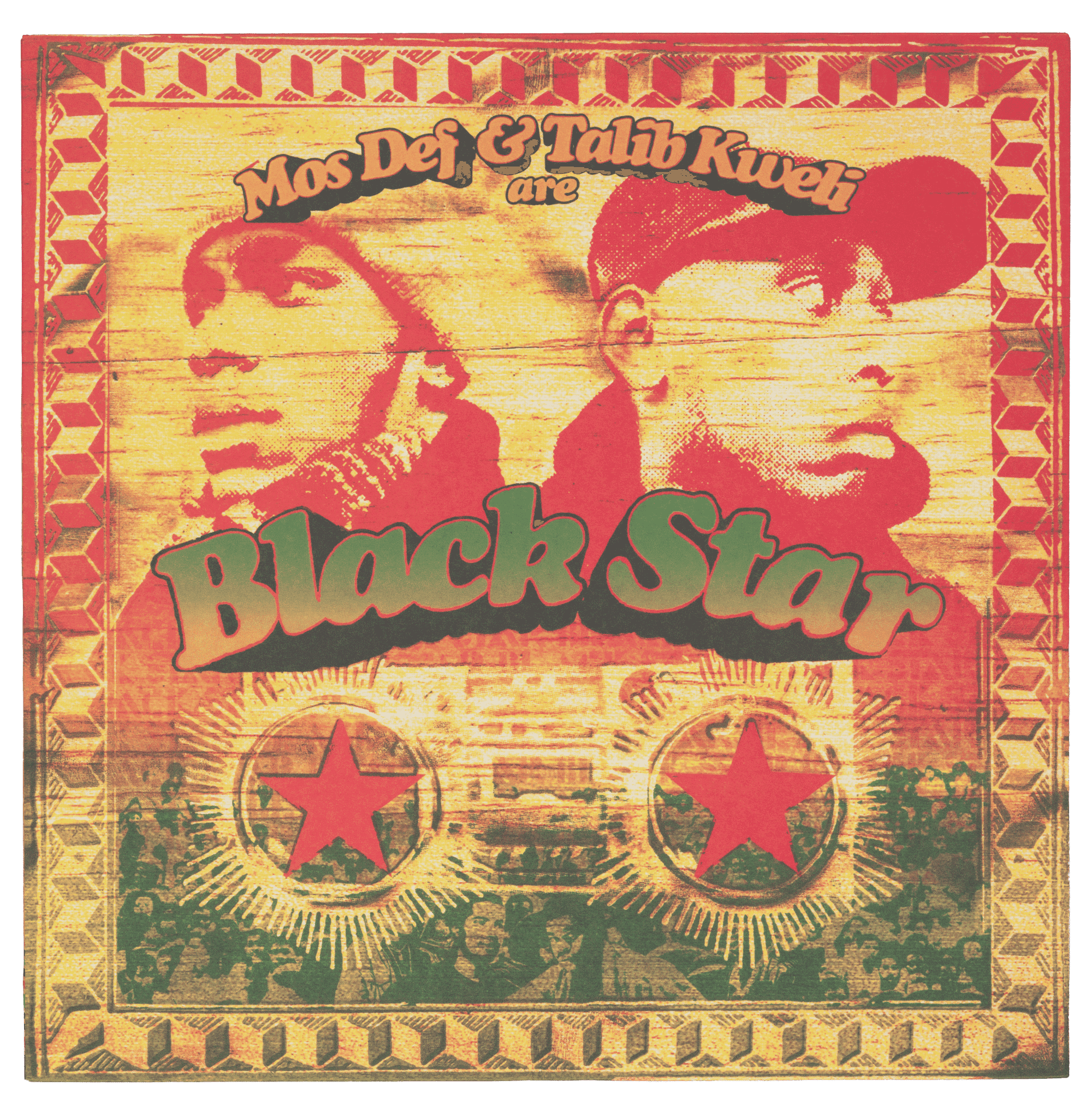 Black Star record album by Yasiin Bey (Mos Def) and Talib Kweli pictured on cover