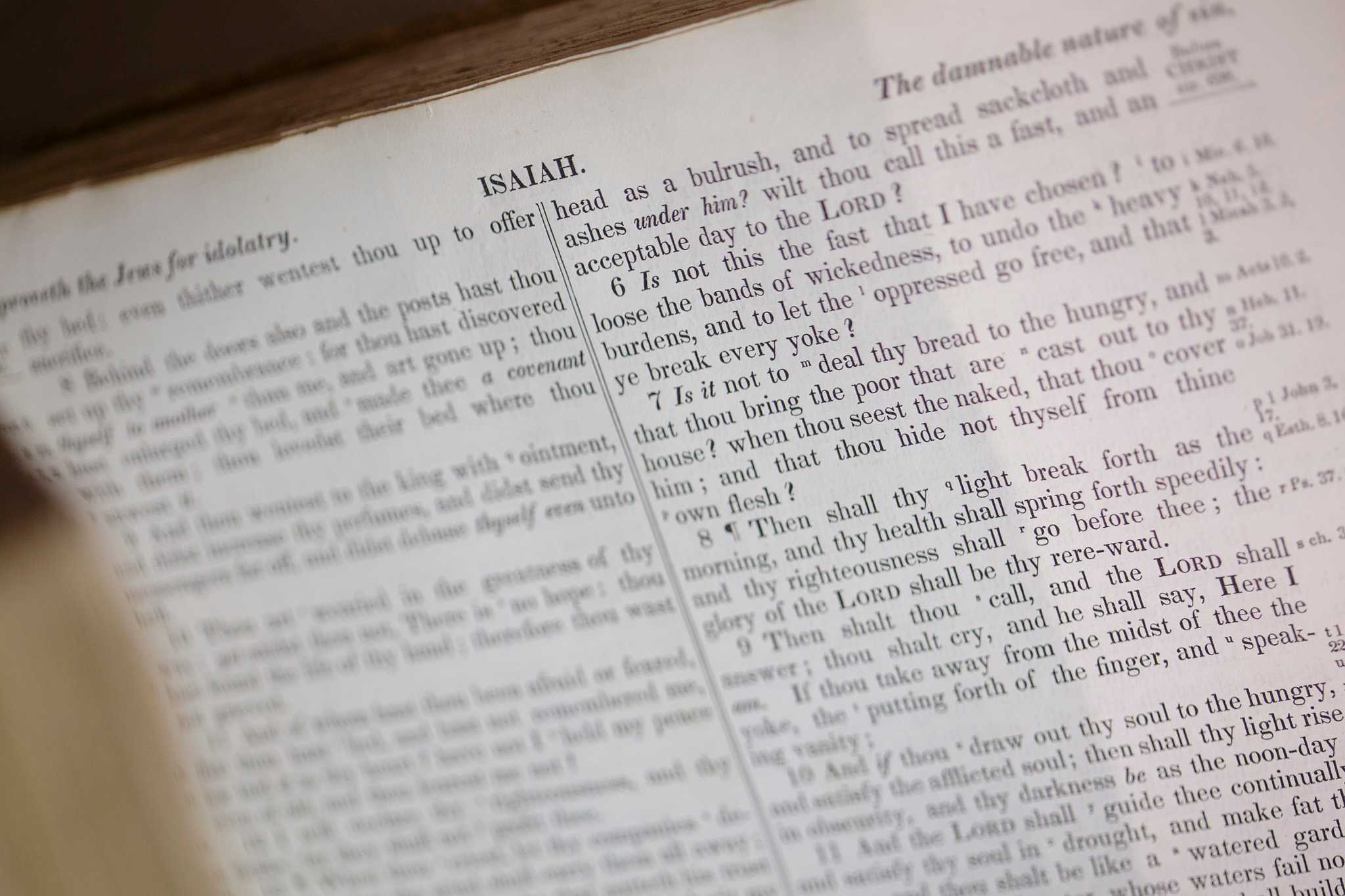 Photograph of the Pennington Bible
