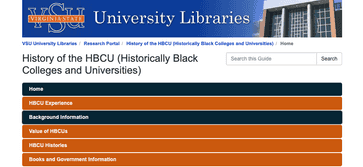 HBCU History Library screenshot
