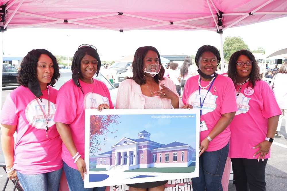 Photograph of 5 women from AKA Sorority