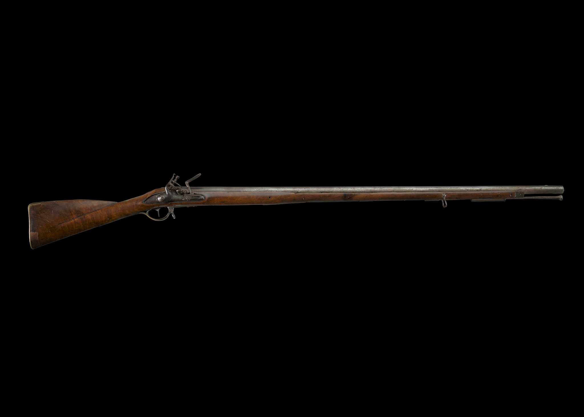 Photograph of musket and bayonet