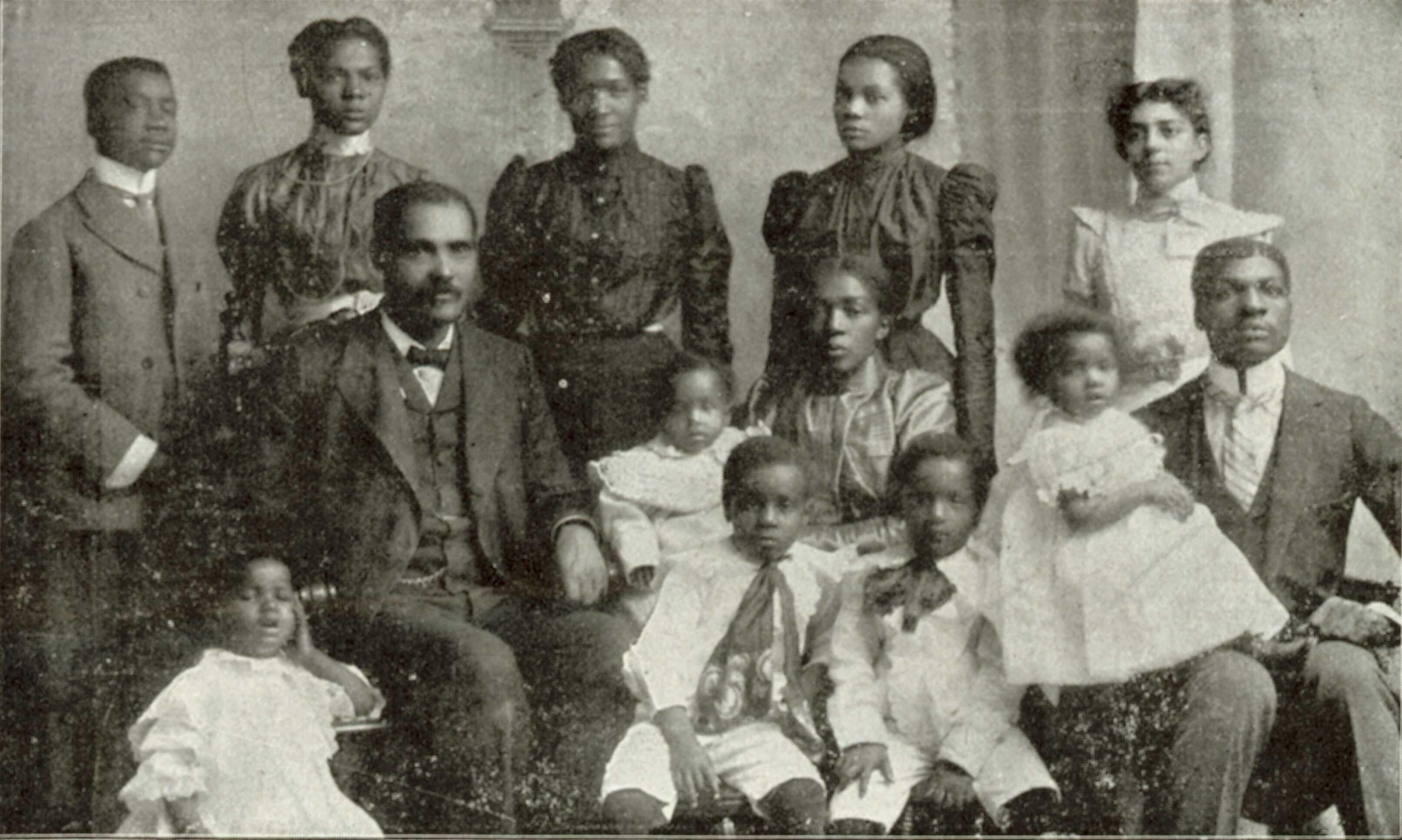 Portrait of R. H. Boyd and Family in the 1890s
