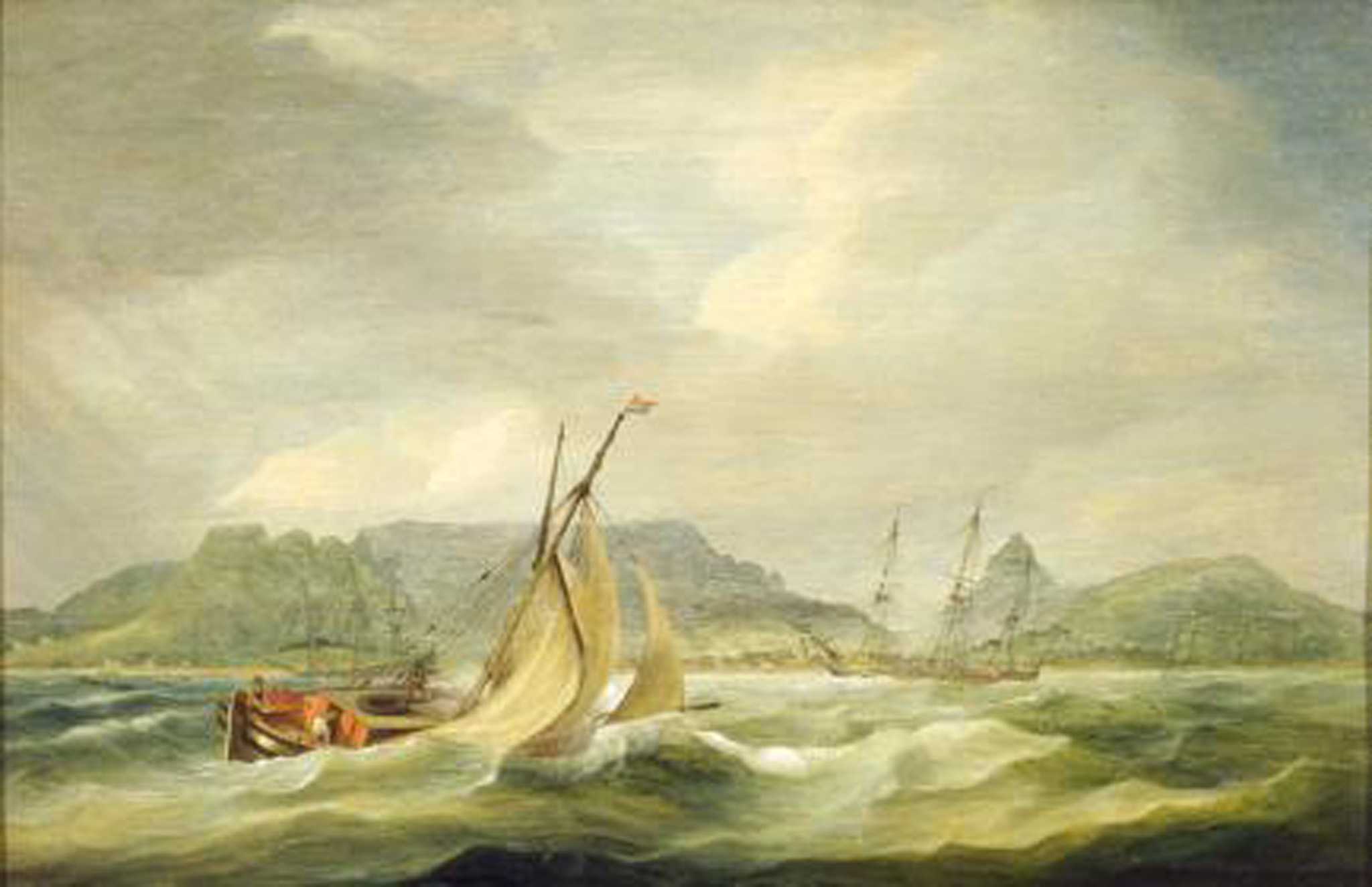 Color illustration of the Cape of Good Hope
