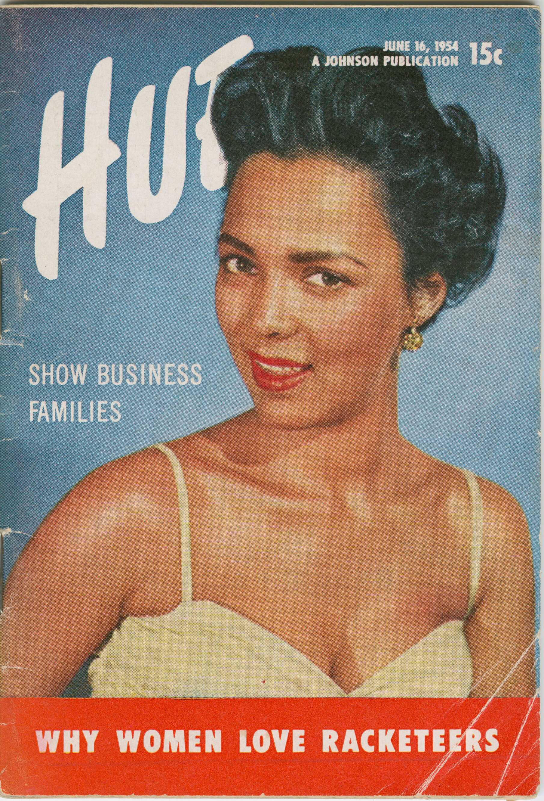 The June 16, 1954 issue of Hue magazine featuring Dorothy Dandridge on the cover.