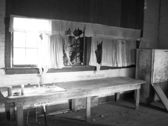 Photograph of industrial room inside the Hope School