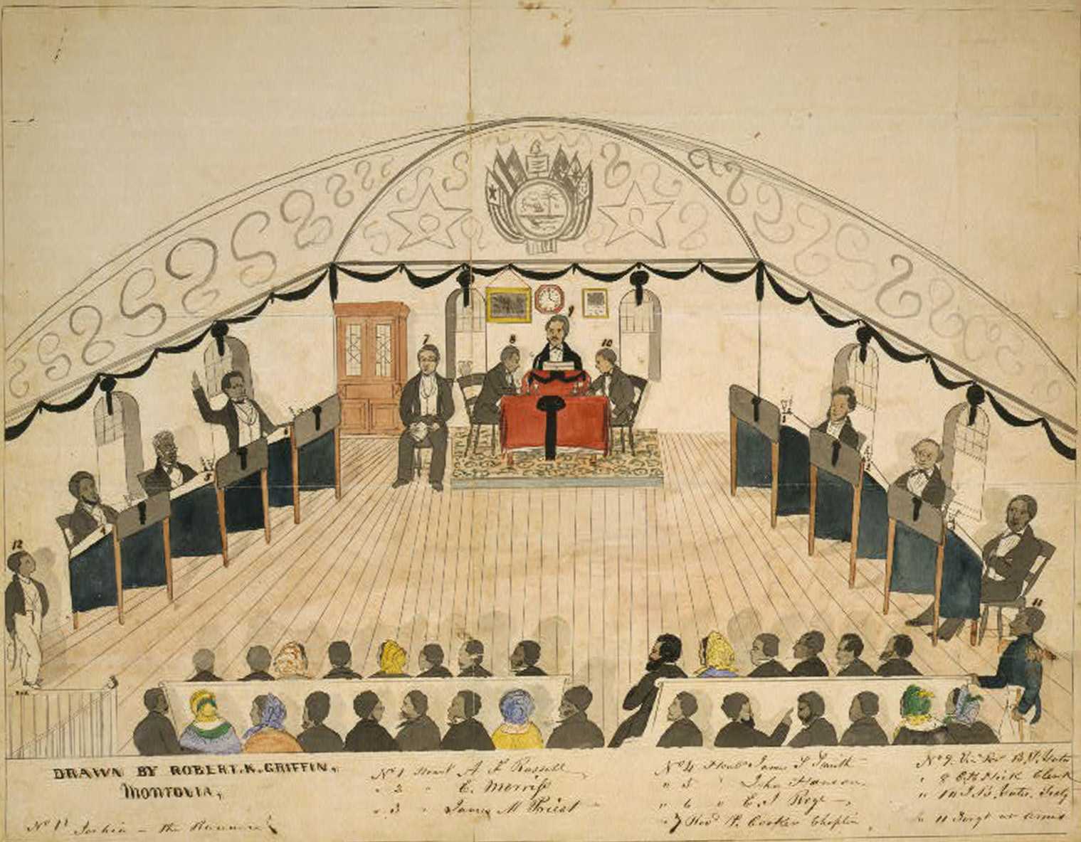 Sketch from Liberian Senate