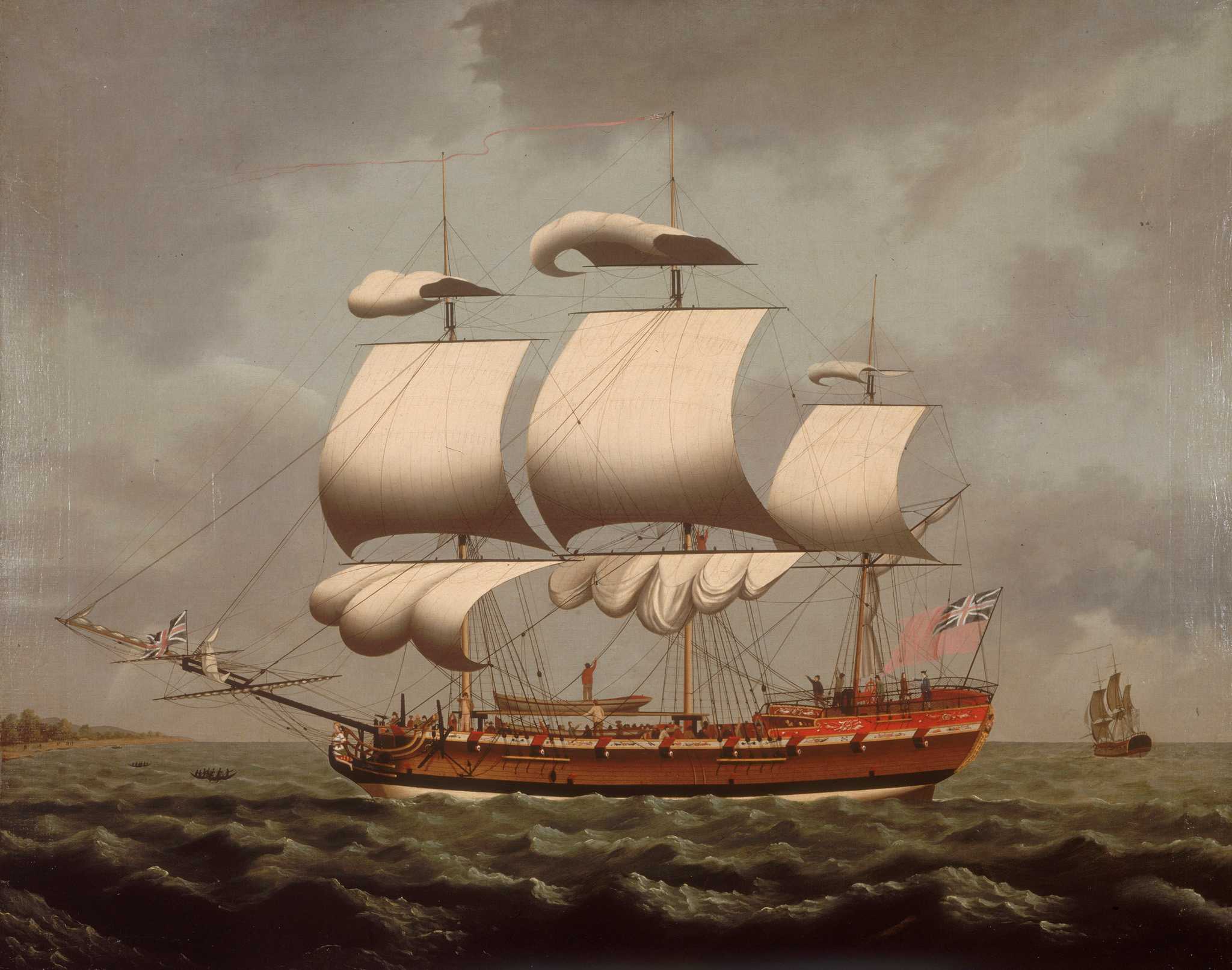 Illustration of a Liverpool slave ship