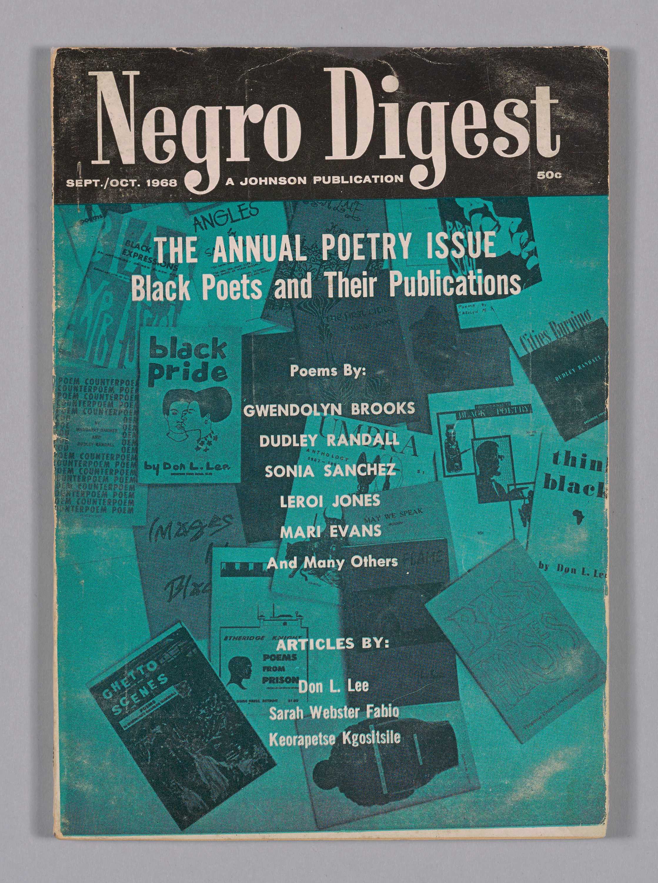 An issue of Negro Digest magazine.