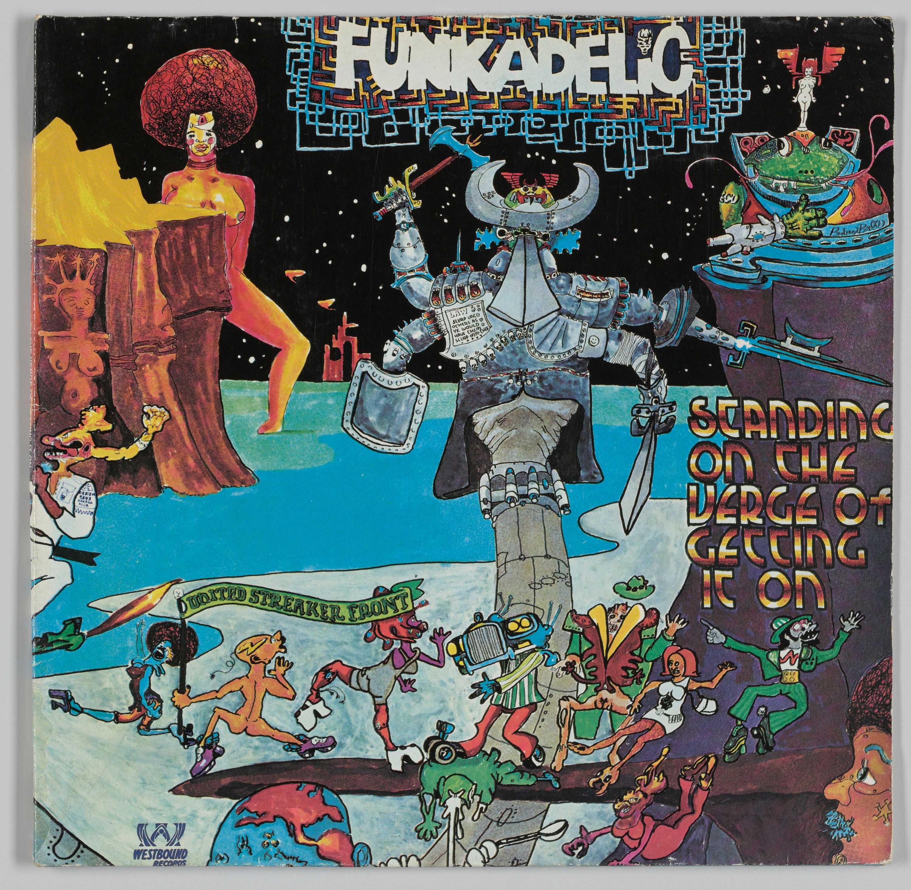 LP Cover for Standing on the Verge of Getting It On by Parliament-Funkadelic