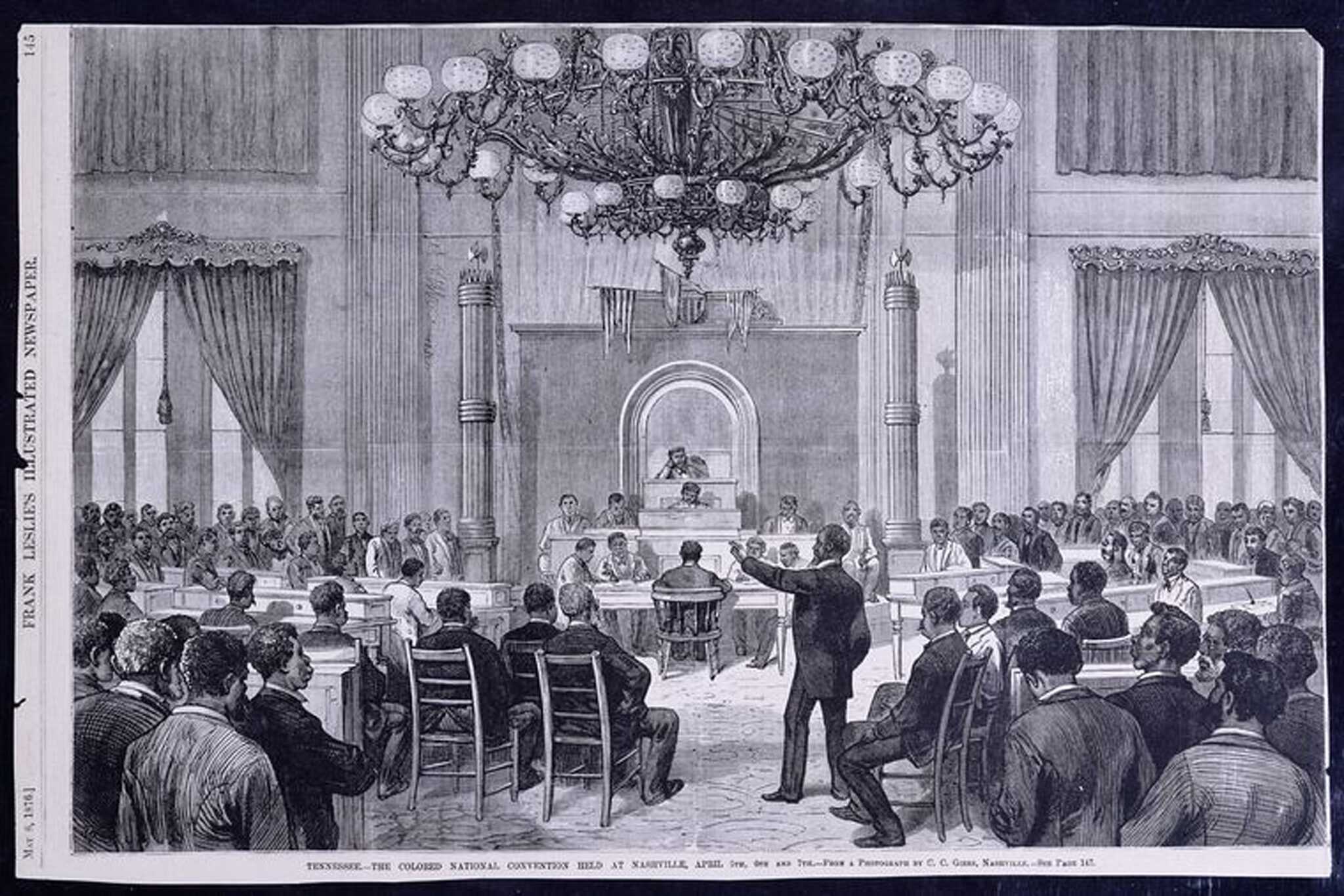 Illustration of "The Colored National Convention, 1876"