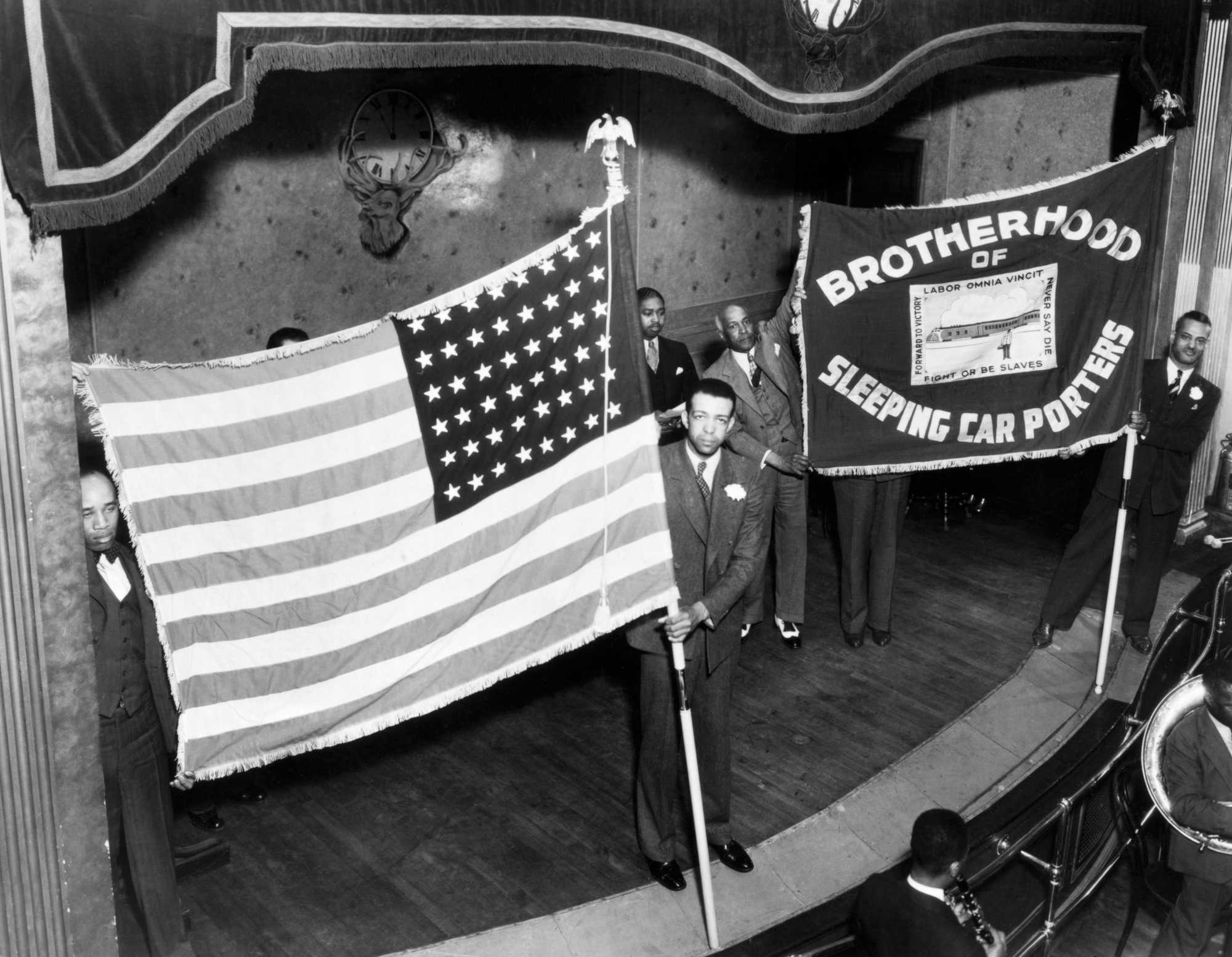 Brotherhood of Sleeping Car Porters ceremony