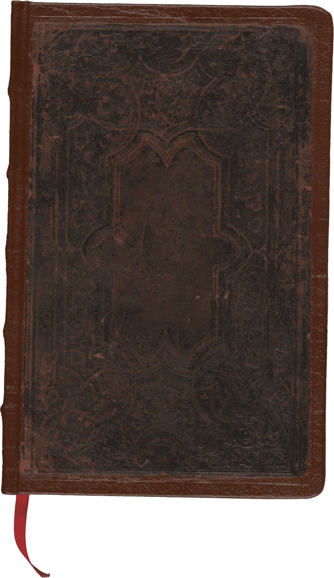 Cover of Christian Bible containing the history of Richard Collings.