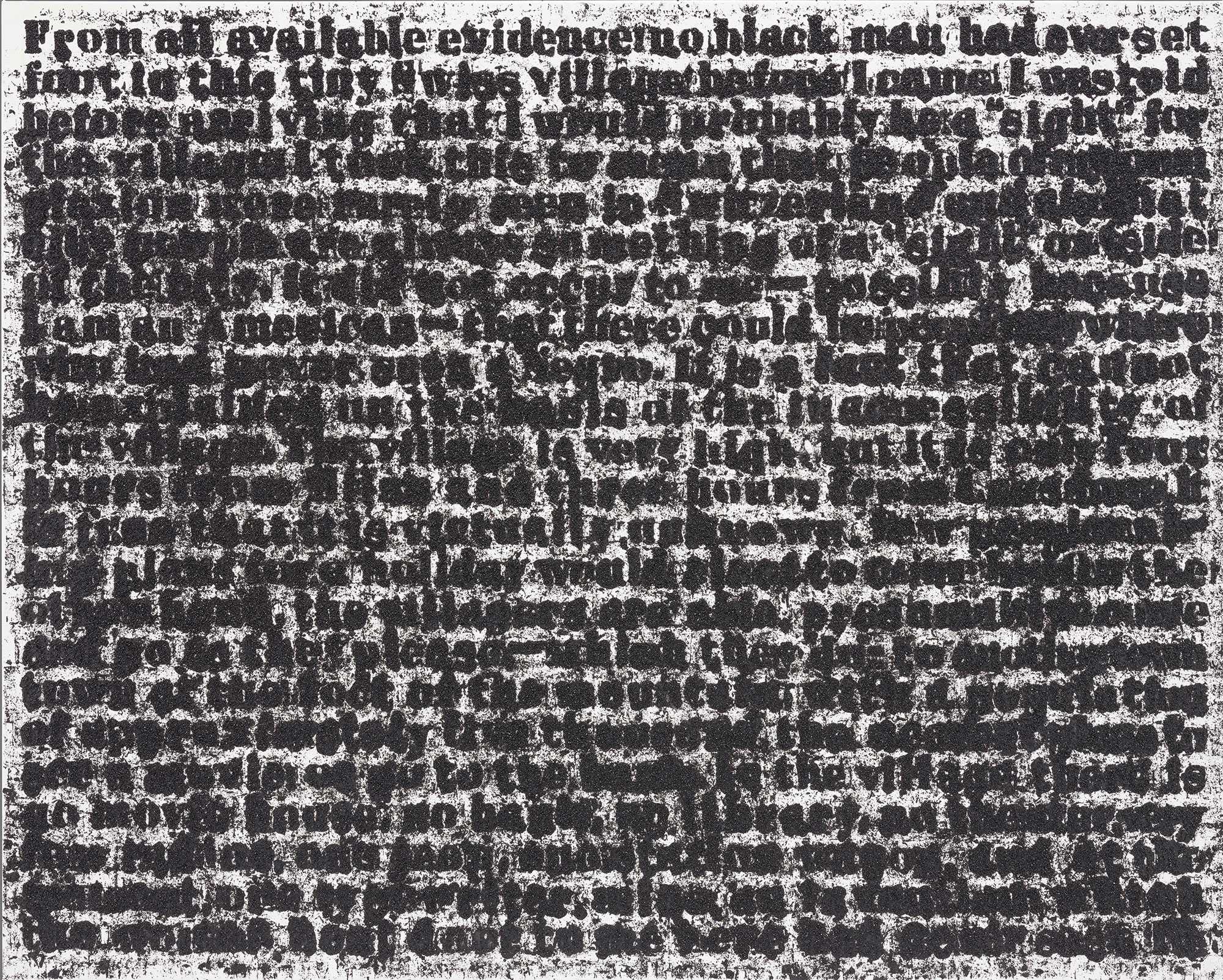 Text art featuring layered, partially obscured words.