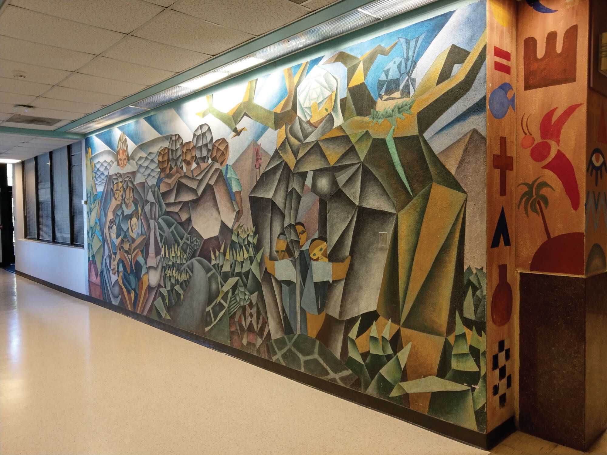 Image of wall mural at Texas Southern University