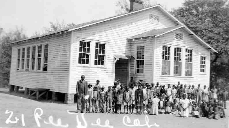 Photograph of the Pee Dee Colored School