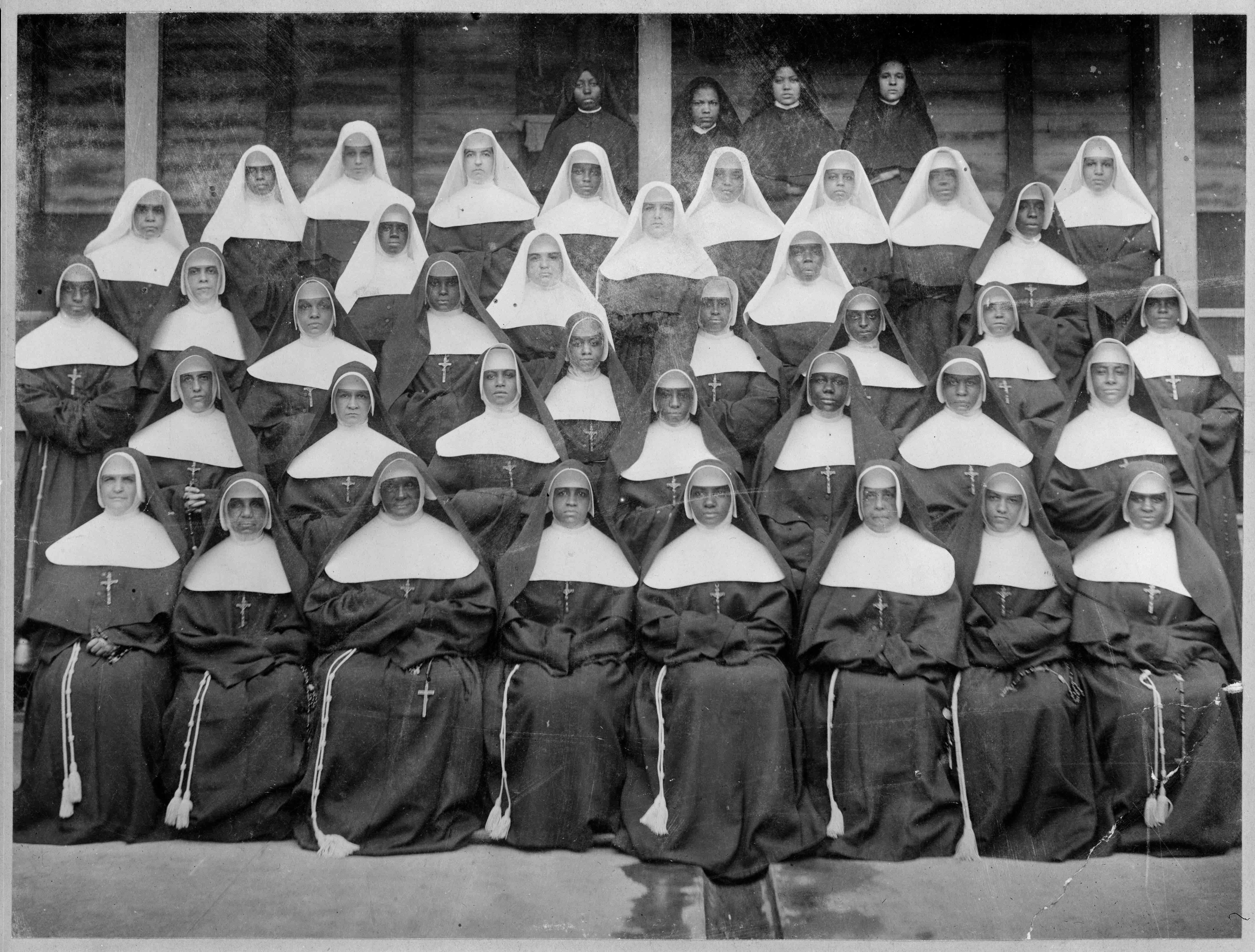 Photograph of Sisters of the Holy Family, New Orleans, Louisiana, ca. 1899