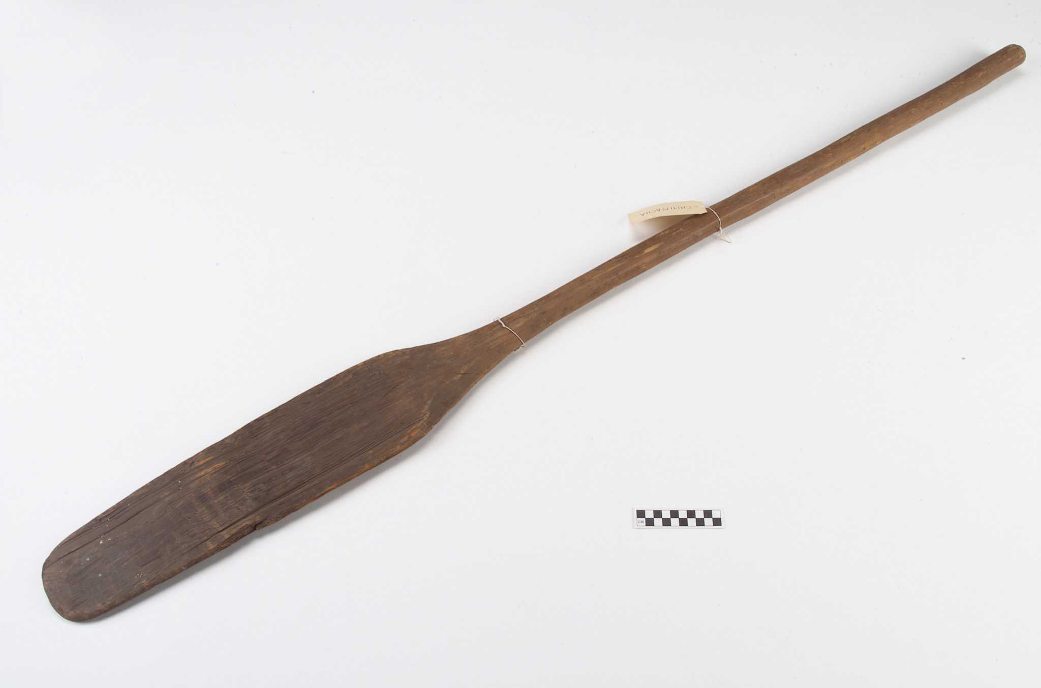 Photograph of a paddle