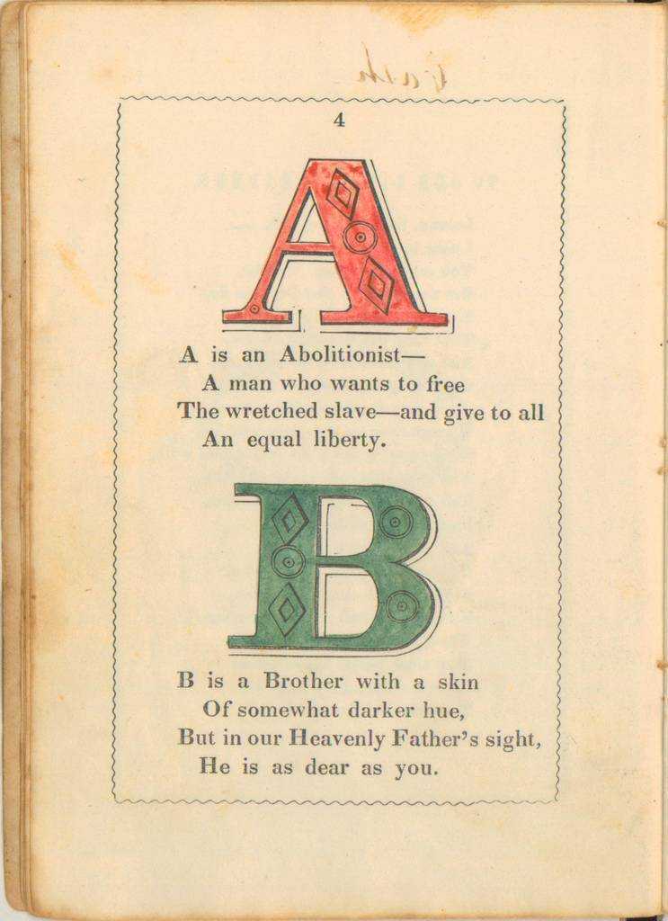 “A is for Abolitionist” Book