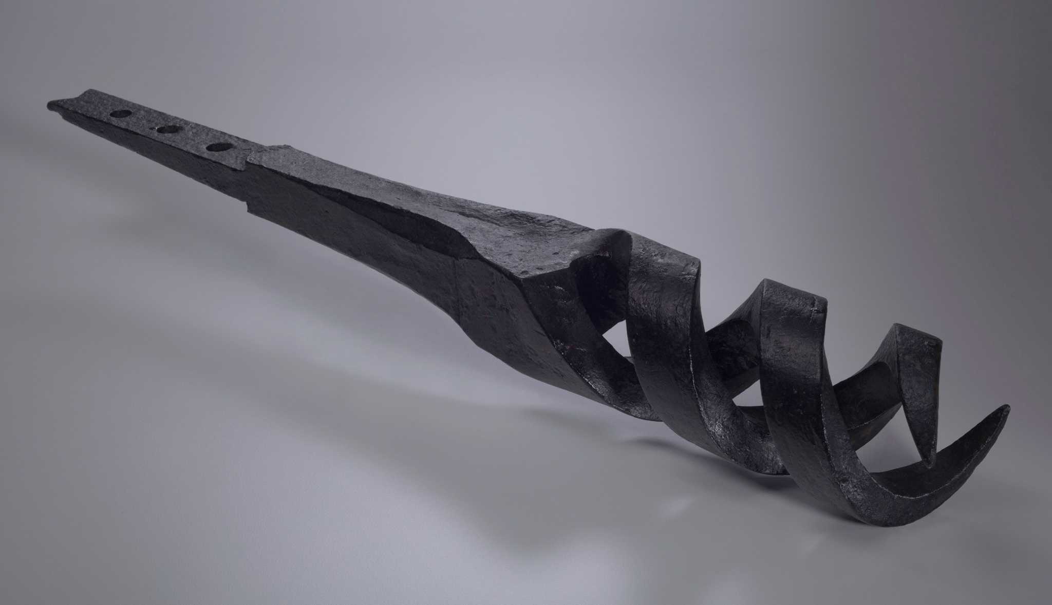 Photograph of Solomon William's double helix drill bit