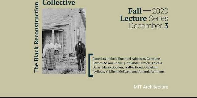 A introduction slide for the Black Reconstruction Collect Fall Lecture Series