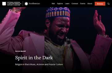 Spirit In The Dark NMAAHC Exhibition Page
