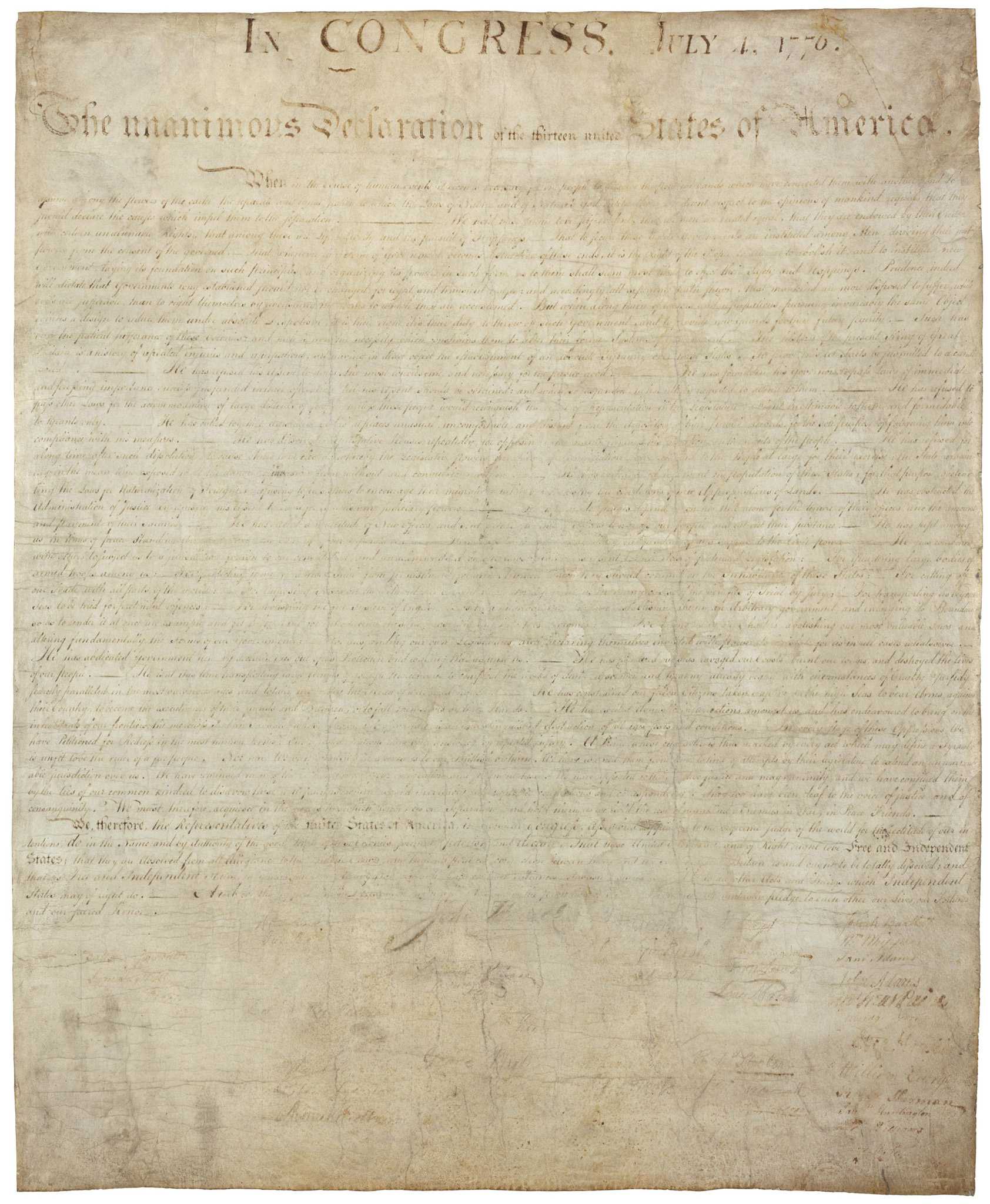 Image of Declaration of Independence, 1776