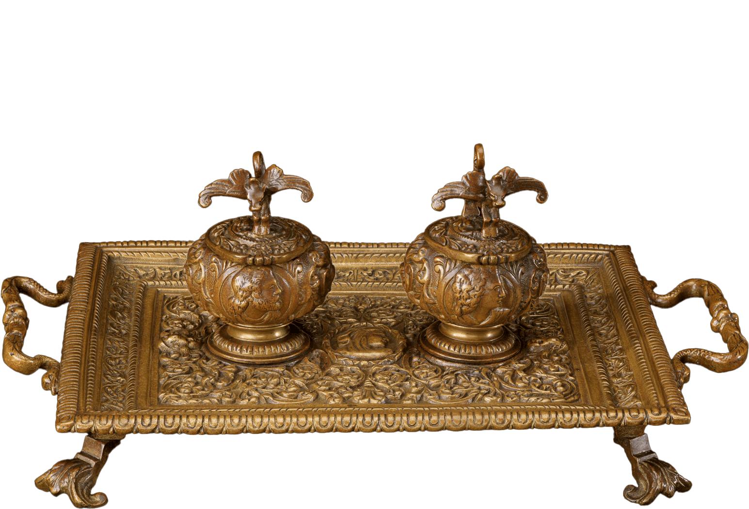 Photograph of inkwell used by Abraham Lincoln to draft the Emancipation Proclamation