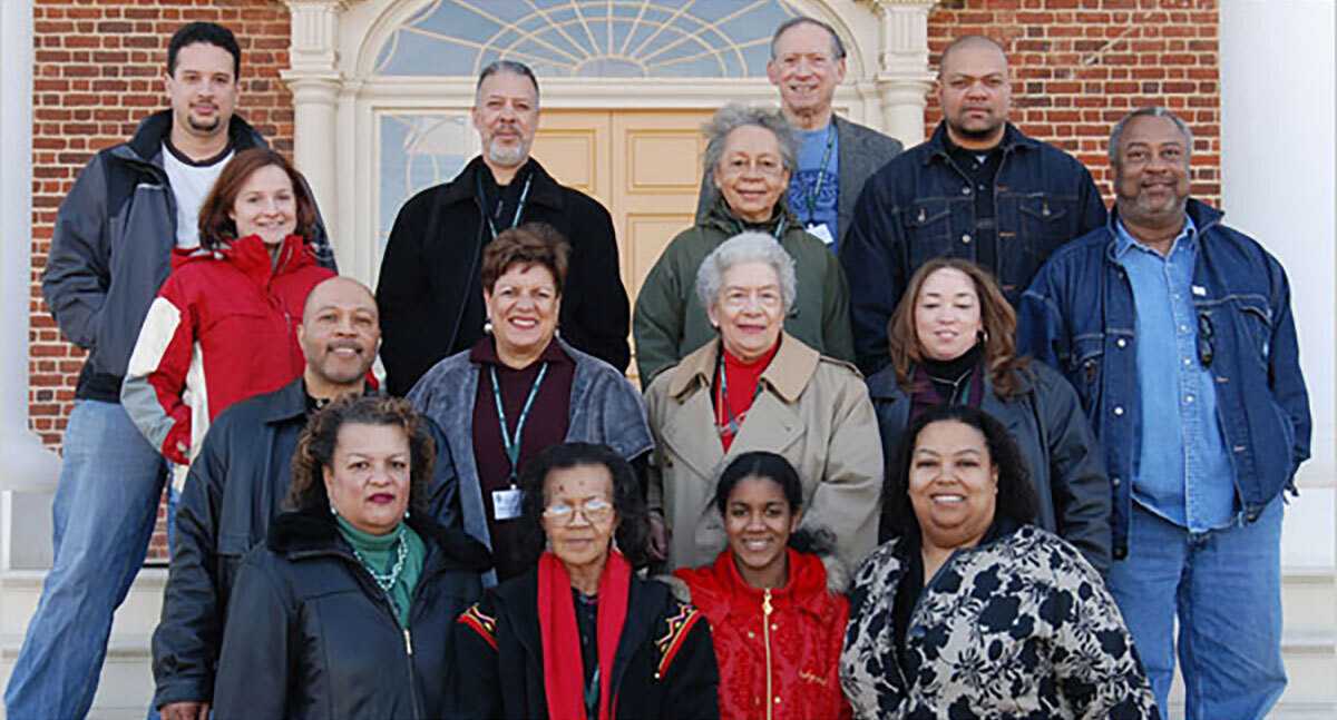 Photograph of descendants of Paul Jennings at James Madison’s Montpelier in Virginia