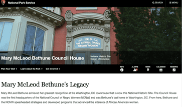 Screenshot Mary McLeod Bethune Council House
